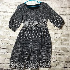 Black and white dress